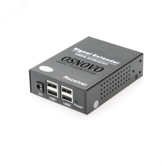 Удлинитель USB 2.0 по сети Ethernet 1хUSB-A, 1хRJ45 до 150 м