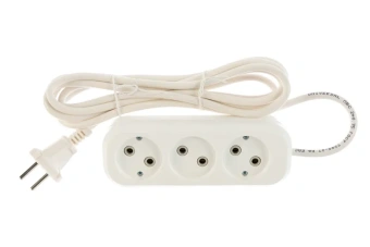 3х3м | 6А / 1380W / IP20 / Без выключателя / Без заземления / ПВС 2х0.75 | - Удлинитель бытовой UNIVersal
