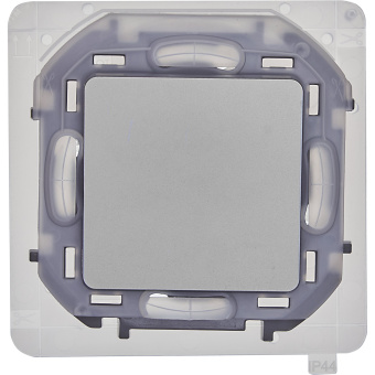 Переключатель IP44 INSPIRIA 10 AX 250 В~ алюминий
