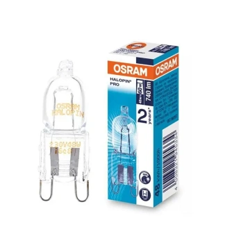 66748 48W (=60W) 230V G9 740lm (прозрачная) - лампа галогенная OSRAM