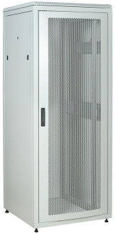 Шкаф сетевой 19' LINEA N 47U 800х800мм перфорированная передняя дверь задняя металлическая серый