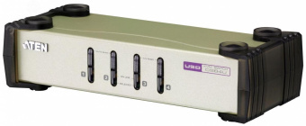 Переключатель KVM настольный, 4 порта, VGA, USB, PS/2, 2048 x 1536