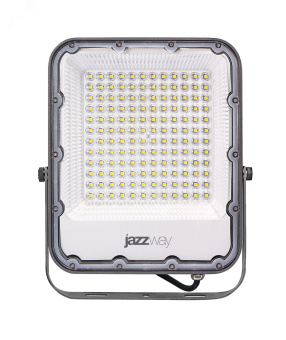 Прожектор светодиодный ДО-100 Вт 11000 Лм 6500К IP65 200-240 В LED угол светораспределения 80° -40... +50°С литой алюминий с антикоррозийным покрытиемлинзовый модуль Jazzway