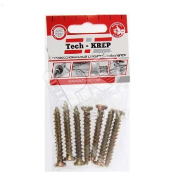 Шуруп по бетону 7,5х52 потайная головка, остроконечный (8шт) - пакет