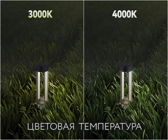 12W/3000K h=300mm IP65 1200Lm Чёрный - Светодиодный садово-парковый светильник FL-LED GardenPipe FOTON LIGHTING