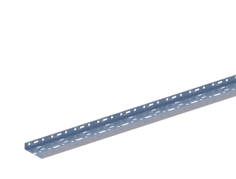 Лоток прямой НЛ10-П1,87ц УТ1,5 (h=24мм, s=1,2мм)