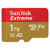 Карта памяти 1TB MicroSD Extreme UHS I, V30, U3, SDXC, 190 МБ/с, Class 10