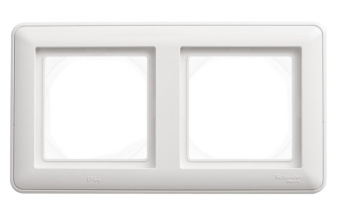 W59 Рамка 2 поста IP44 белая