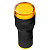 Лампа AD16DS(LED) матрица D16мм желтый 24В AC/DC