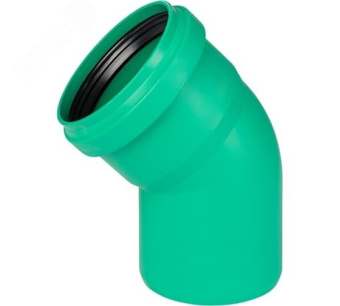 Отвод ливневой канализации 160х45 град.