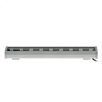 Прожектор светодиодный линейный ULF-L52-12W/RGB/L50 DC24V IP65 SILVER 500мм RGB DC24V Алюминий