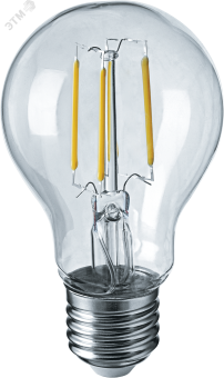 Лампа светодиодная 10вт NLL-F-A60-10-230-2.7K-E27 FILAMENT