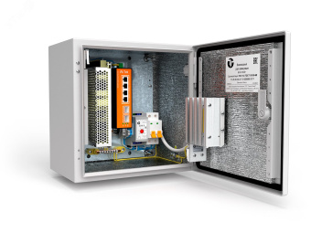 Узел коммутационный 4хPoE+, 2хSFP, 120 Вт, АС 220В, 50 Гц IP66, 300х300х210 мм