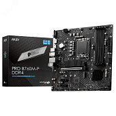 Материнская плата PRO B760M-P DDR4, Intel B760, Micro ATX