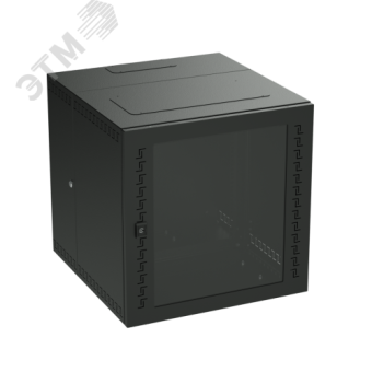 Шкаф телекоммуникационный навесной 12U (600х600х650) дверь стекло RAL9005
