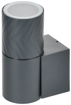 LIGHTING Светильник уличный 5107 настенный под лампу GU10 IP65 серый IEK
