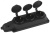 Колодка каучуковая с/з 3гн 16A IP44 черная        K-3e-B-IP44
