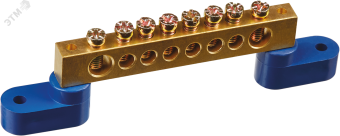 Шина нулевая на двух угловых изол NBB-M812-8C2/B