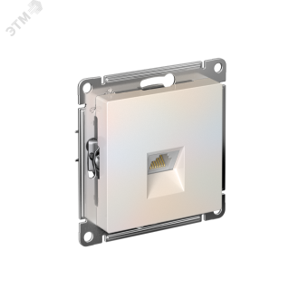 Розетка ATLASDESIGN компьютерная RJ45 механизм жемчуг