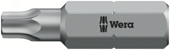 Бита 867/1 Z TORX BO с отверстием под штифт вязкая твердость хвостовик 1/4 C 6.3 TX 20 x 25 мм