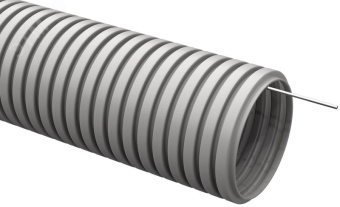 ELASTA Труба гофрированная тяжелая ПВХ d=25 с зондом (50м) IEK