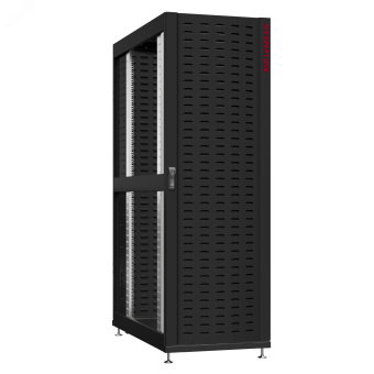 Шкаф серверный 45U 600х1200 передняя дверь: протект IP41. задняя дверь: протект IP41. боковые панели: без. цвет: черный RAL9005 