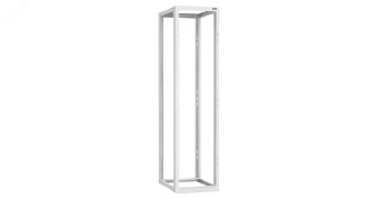 Стойка монтажная 19д 42U Ш550xВ1995xГ(600-1000) мм цвет серый RAL 7035