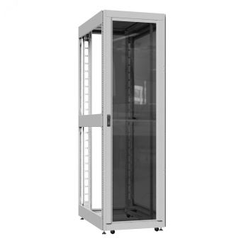 Шкаф серверный 52U 800х1200 передняя дверь: стекло IP41. задняя дверь: без. боковые панели: без. цвет: серый RAL7035 