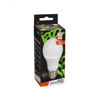 Лампа светодиодная LED 9Вт A60 Е27 для растений