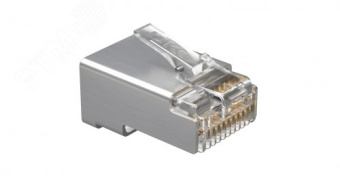 Коннектор RJ-45 CAT5E экранированный
