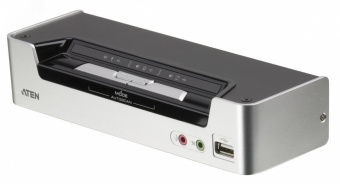 Переключатель KVM настольный, 2 порта, HDMI, USB, 1920 x 1200