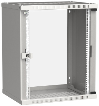 Шкаф LINEA WE 15U 600x450мм дверь стекло серый