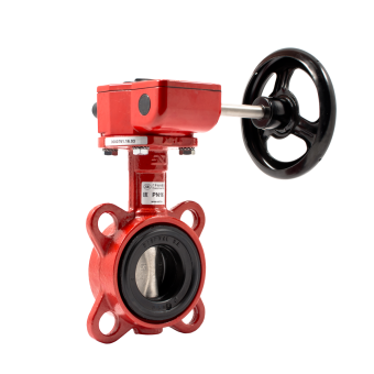 Затвор дисковый поворотный ЗПВЛ-FLN (W)-5-400-MDV-Е DN 400 PN 16 м/ф (с редукт.)