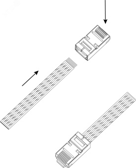 Джек RJF-1 RJ-45 8P8C CAT 5e экранированный