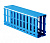 Короб перфорированный синий RL12 100x60