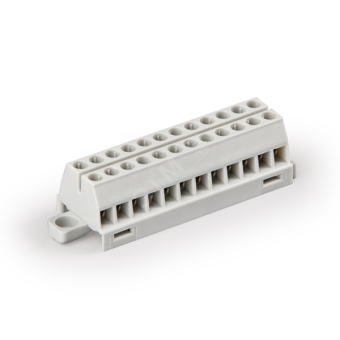 Клеммный блок Compact 12-полюсный с защитой проводов, Cu 1.5 мм , 450 В