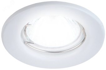 Светильник штампованный MR16,12V/220V, 50W белый ST1 WH