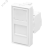 Модуль розетки 45х22,5 8P8C (RJ-45) cat.5e Модуль розетки 45х22,5 8P8C (RJ-45) cat.5e