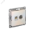Розетка ATLASDESIGN двойная компьютерная+ТВ RJ45+TV категория 5E механизм жемчуг Розетка ATLASDESIGN двойная компьютерная+ТВ RJ45+TV категория 5E механизм жемчуг