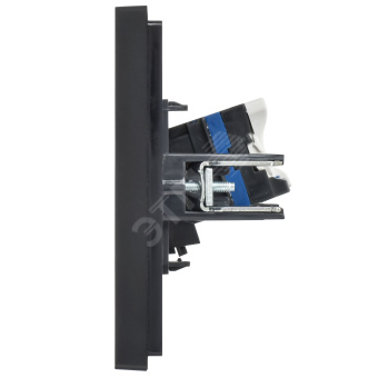 FORTE&PIANO Розетка компьютерная двойная RJ45 кат.6 FP134 черный IEK