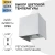 2x5W/3000+4000+6000K IP65 2x500Lm Белый - Светодиодный настенный светильник FL-LED WallCube FOTON LIGHTING 2x5W/3000+4000+6000K IP65 2x500Lm Белый - Светодиодный настенный светильник FL-LED WallCube FOTON LIGHTING