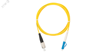 Шнур оптический переходной SM 9/125 OS2 FC/UPC-LC/UPC одинарный LSZH 2мм
