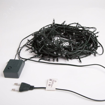 Гирлянда Твинкл Лайт 15 м, темно-зеленый ПВХ, 120 LED, белый