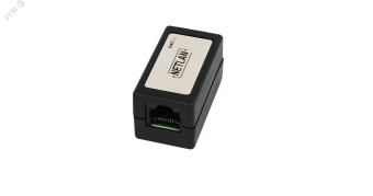 Соединитель кабельный RJ45-RJ45 (8P8C), Кат.5e, неэкран., белый, 10шт.