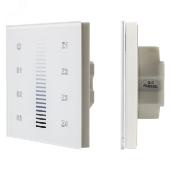 Панель сенсорная DALI-901-11-ADDR-3SC-DIM-DT6-IN White (BUS) (IARL, IP20 Пластик, 3 года)
