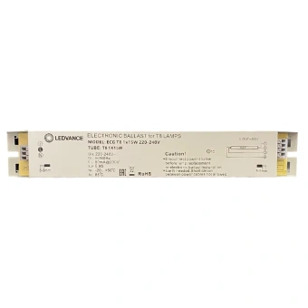 ECG T8 1X15W 20 000h 238x36x30mm IP20 - ЭПРА для люминесцентной лампы Т8 LEDVANCE