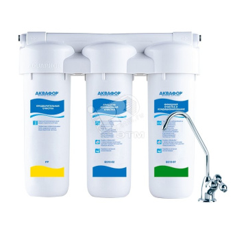 Фильтр Трио Норма Умягчающий питьевая вода ресурс-4000л скорость фильтрации 1,5л/мин