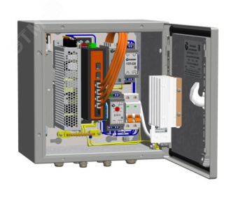 Узел коммутационный 4хPoE, 2хSFP, 140 Вт, АС 230В, 50 Гц IP66, 300х300х210 мм