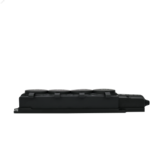 Колодка 4х розетка 2К+З каучуковая 16А/250В IP44 Чёрная MultiSet