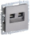 BRITE Розетка двойная RJ11+RJ45 кат.5E РК/Т12-БрС сталь BRITE Розетка двойная RJ11+RJ45 кат.5E РК/Т12-БрС сталь